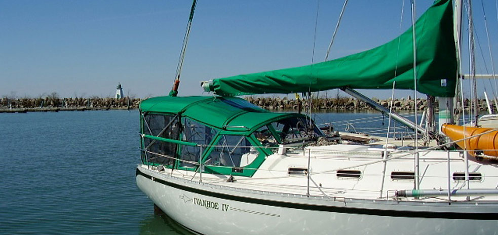Boat with a Green Happy Pac